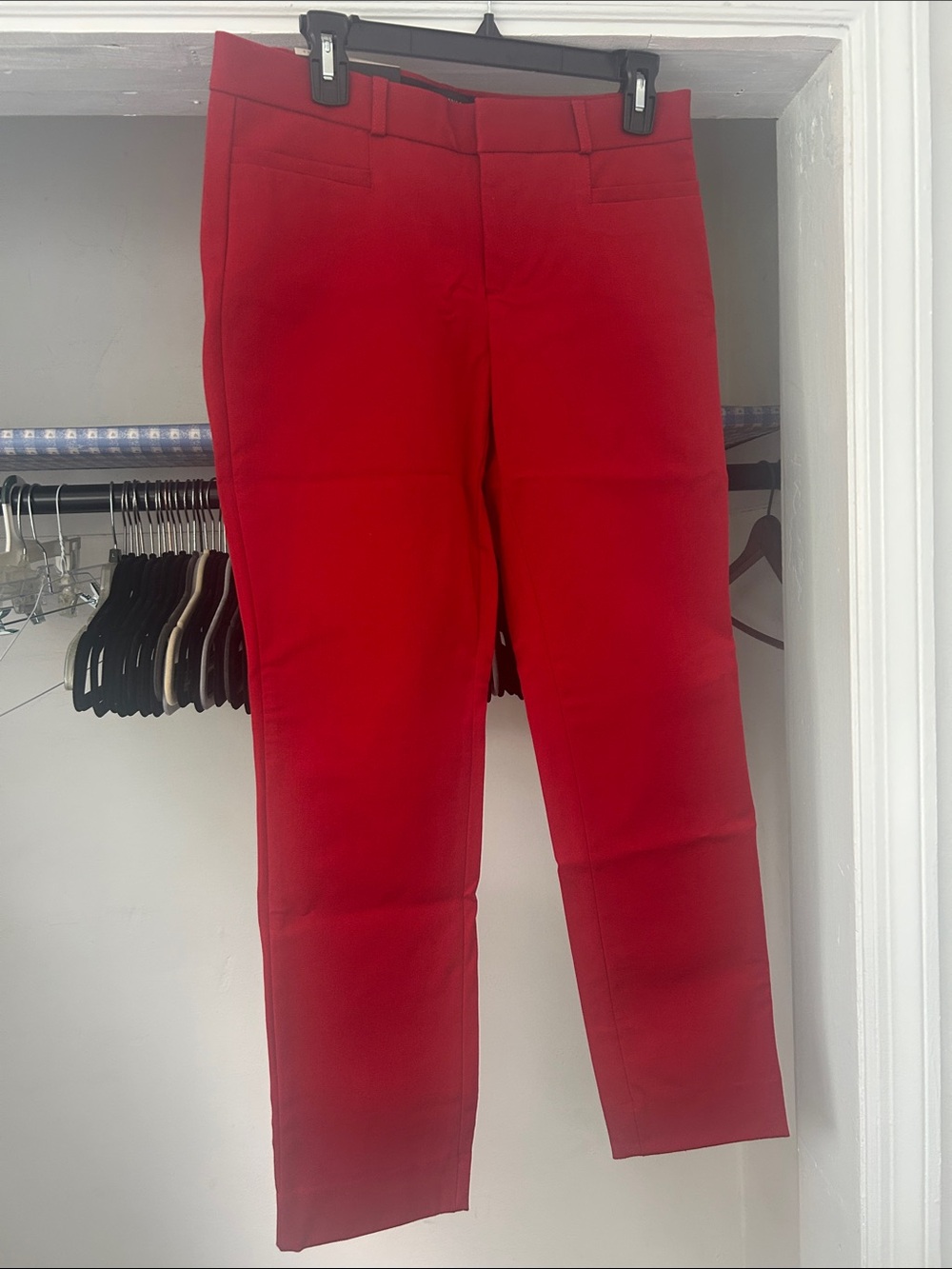 NWT Banana Republic Red Sloan Pant (Size 6)